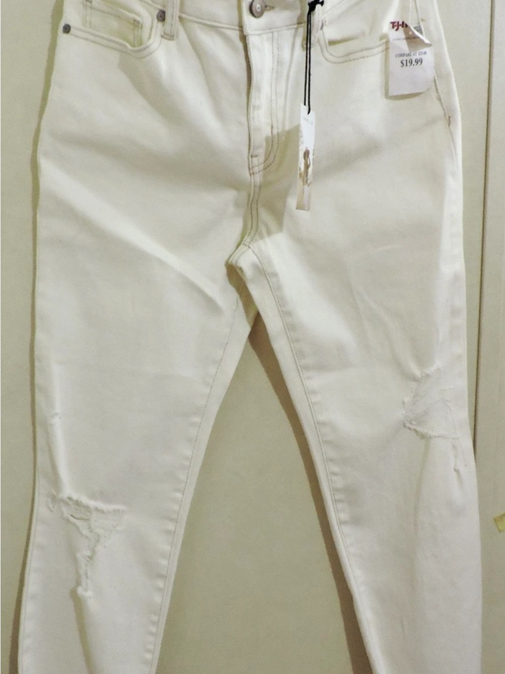 Sincerely Jules White Jeans Women's Size 5/27 NWT